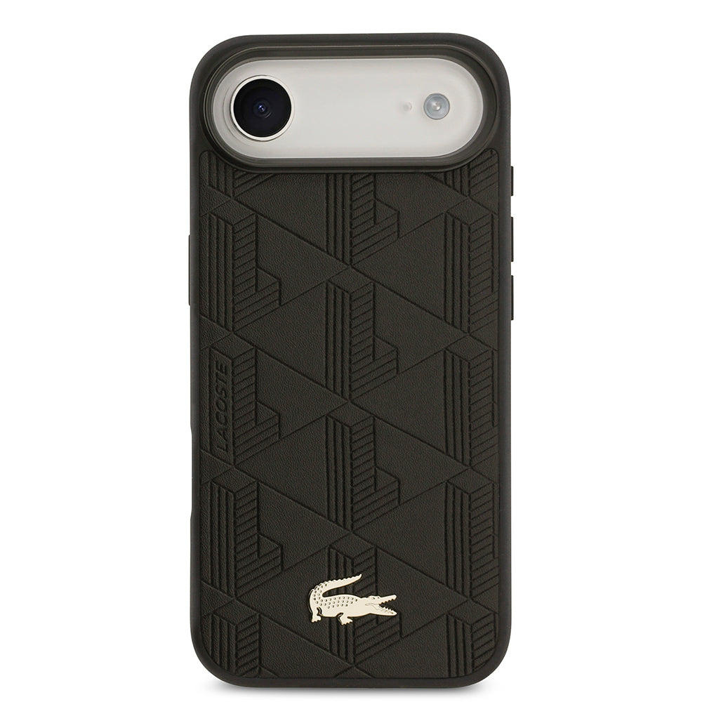 Lacoste iPhone 17 Air Orjinal Lisanslı M-safe Şarj Özellikli PU Deri Tasarımlı Karışık Monogram Desenli Kılıf Lacoste iPhone 17 Air Orjinal Lisanslı M-safe Şarj Özellikli PU Deri Tasarımlı Karışık Monogram Desenli Kılıf